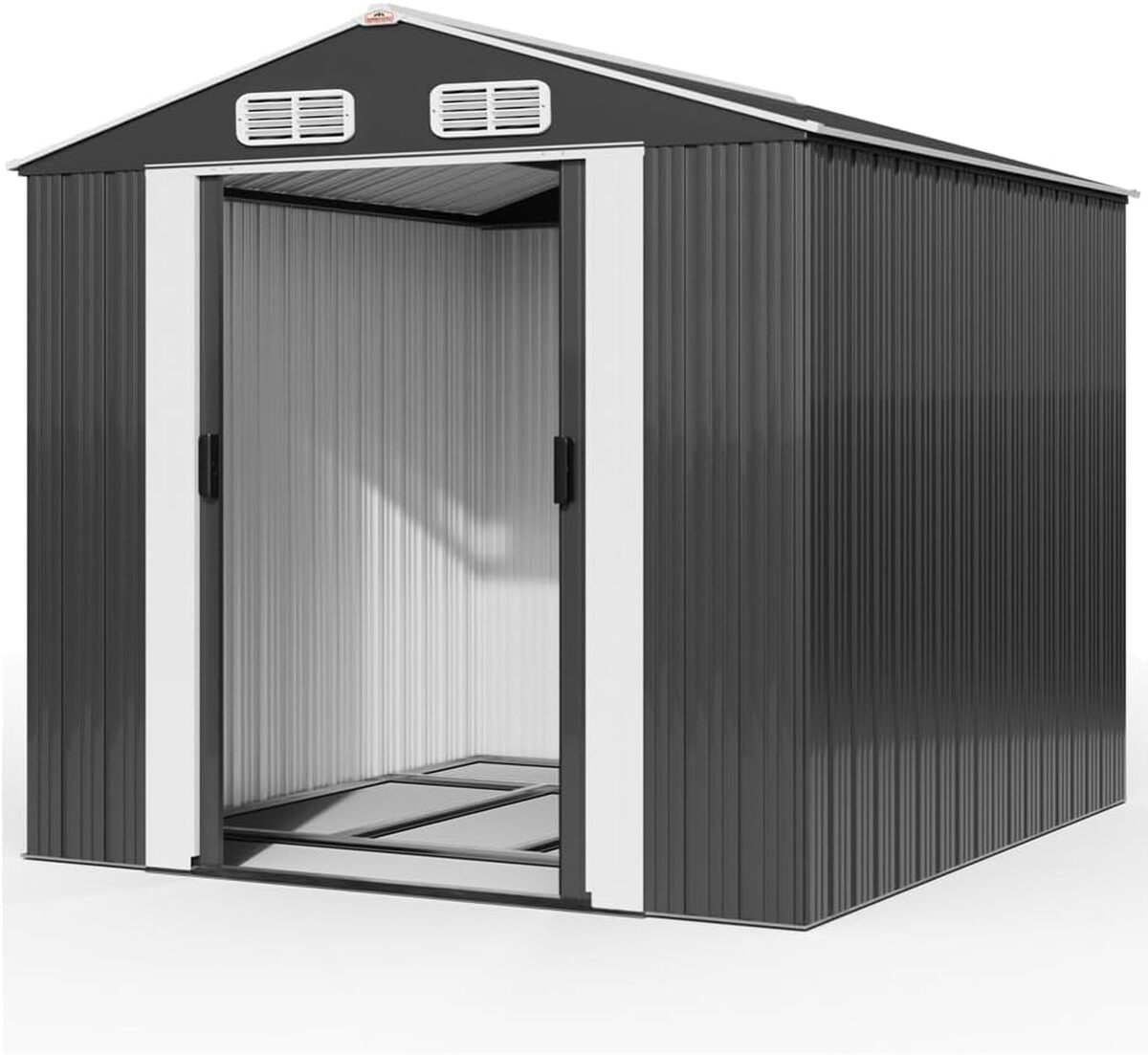 Test : abri de jardin métal GardeBruk 8m² anthracite