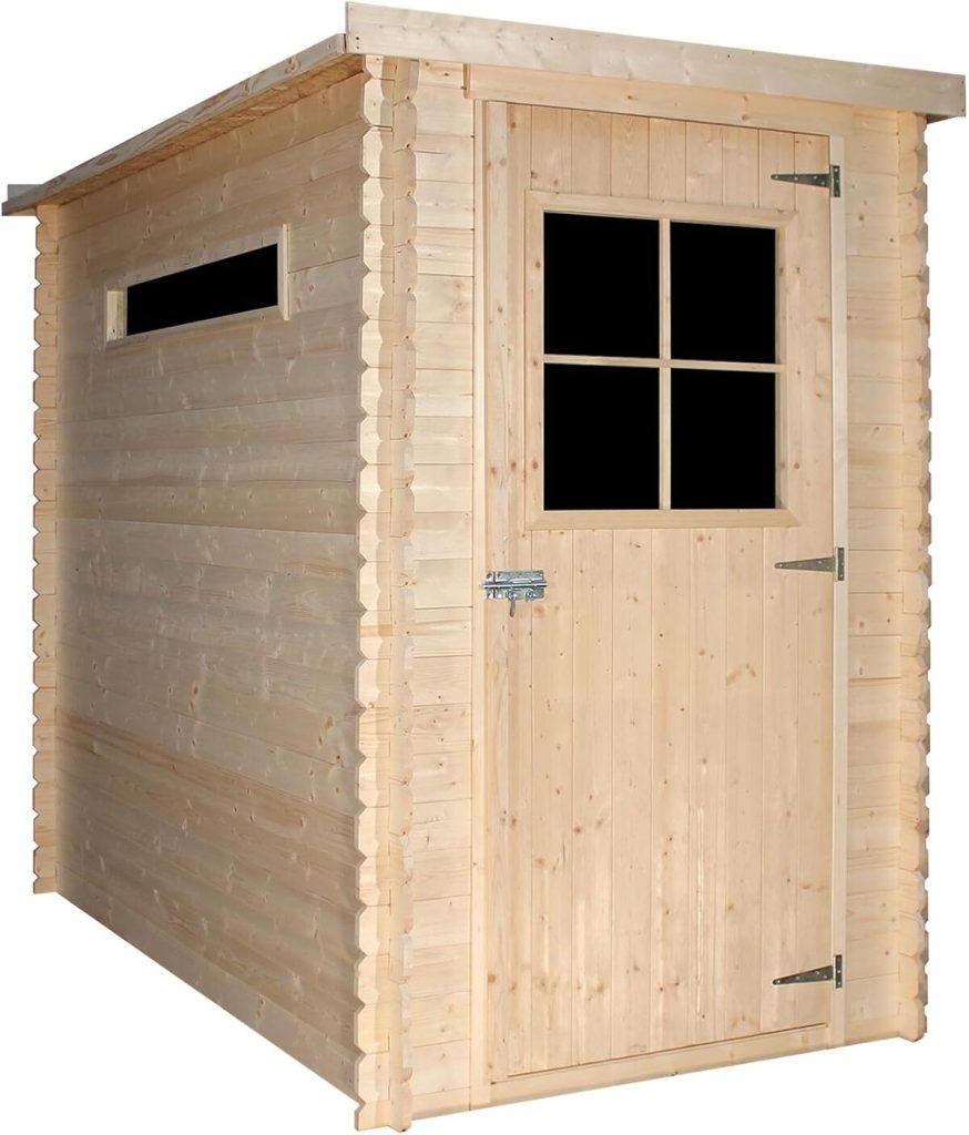 Test abri de jardin Timbela M306 : l'abri pratique et imperméable