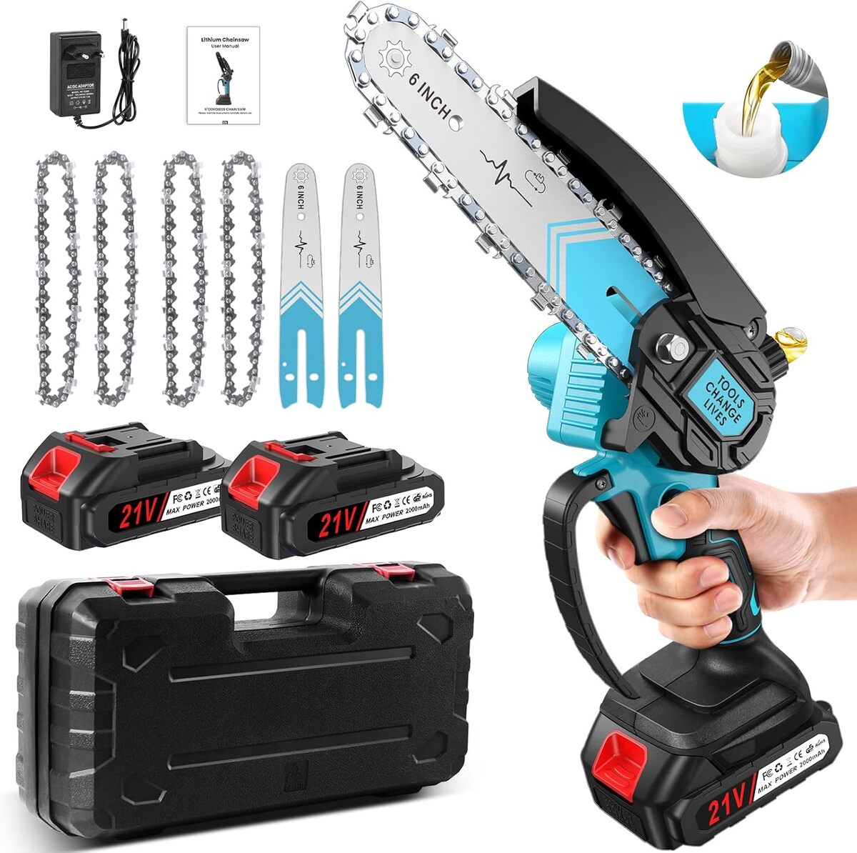 Test de la mini tronçonneuse à batterie 6 pouces : efficacité sans fil