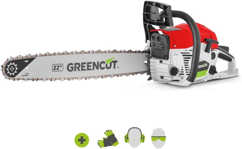 Test de la tronçonneuse Greencut GS680X : puissance et efficacité