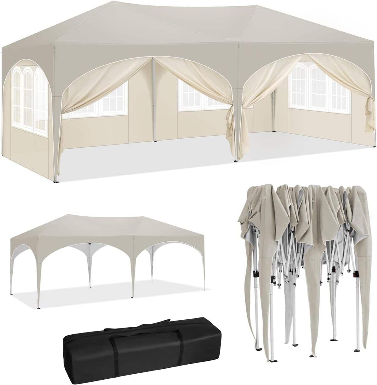 Test : tonnelle Woltu 3x6m pratique et imperméable