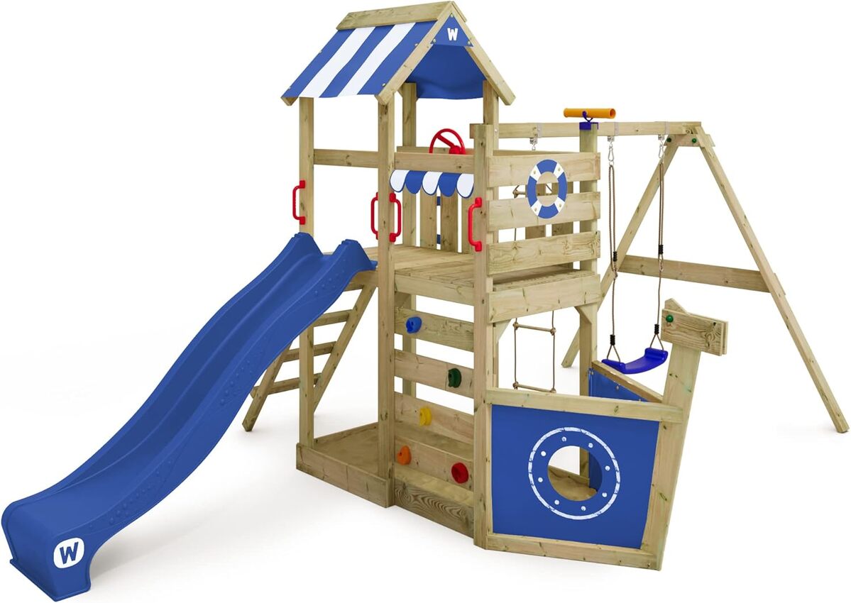 Test : wICKEY SeaFlyer, portique de jeu en bois pour le jardin