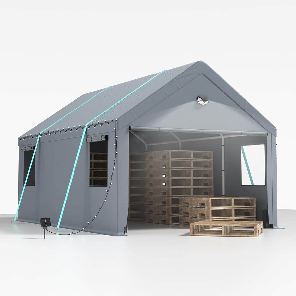 Test : carport tente 3 x 6 m ultra résistant pour toutes saisons