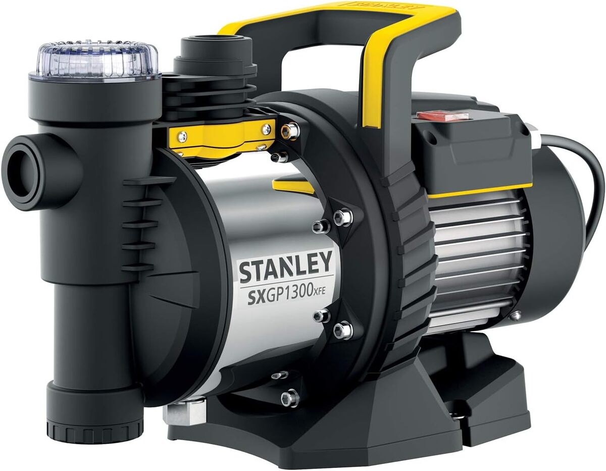 Test de la pompe autoamorçante Stanley SXGP1300XFE : efficacité et puissance