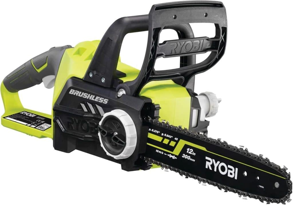 Test de la tronçonneuse Ryobi OCS1830 18V : performances et praticité