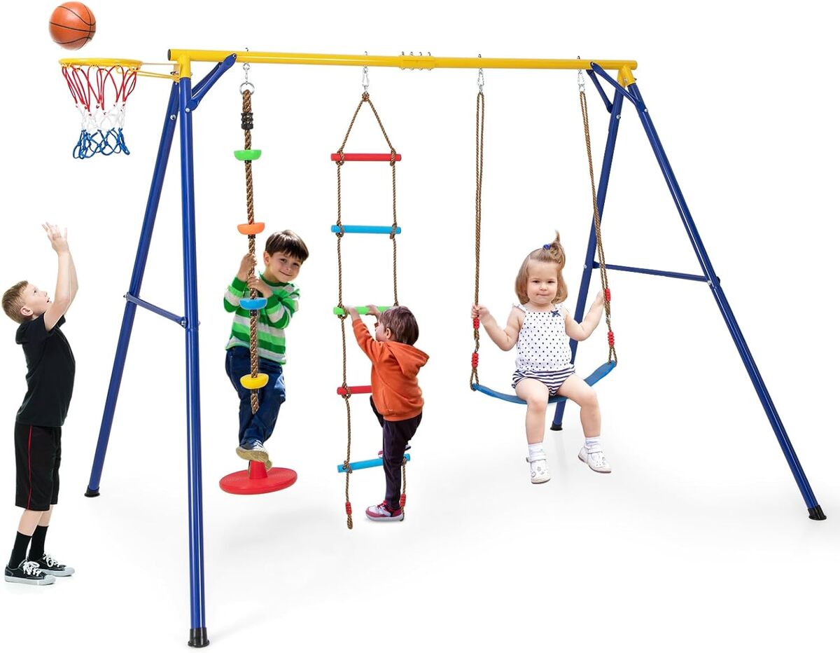 Test du portique KOMFOTTEU 4 en 1 : le compagnon de jeu idéal pour enfants