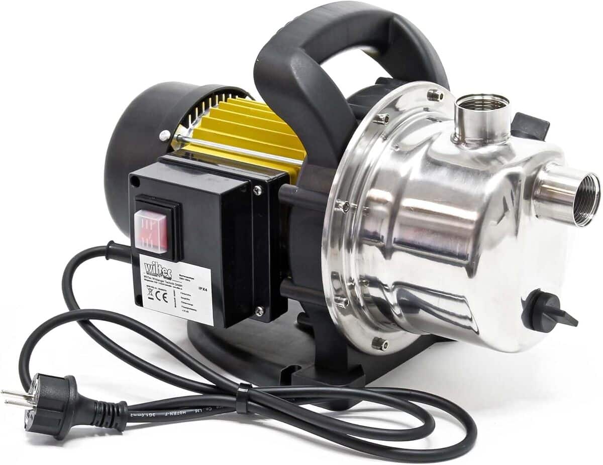 Test pompe de jardin WilTec 1200W : puissance et praticité