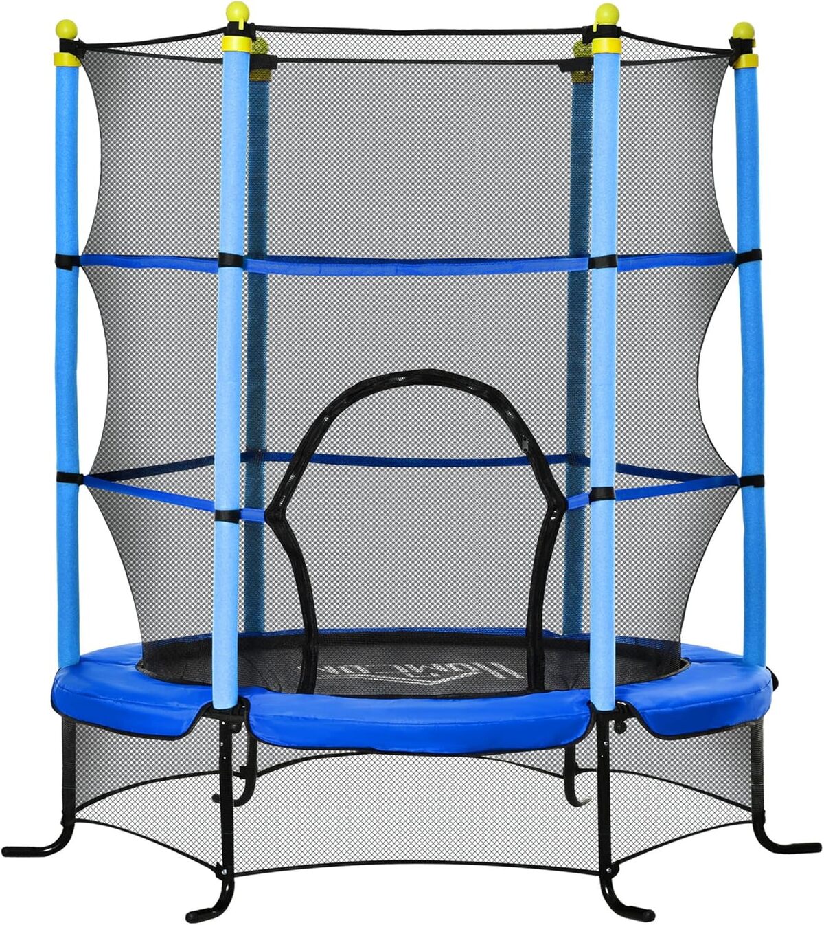 Test : trampoline enfant HOMCOM avec filet de sécurité et poteaux rembourrés