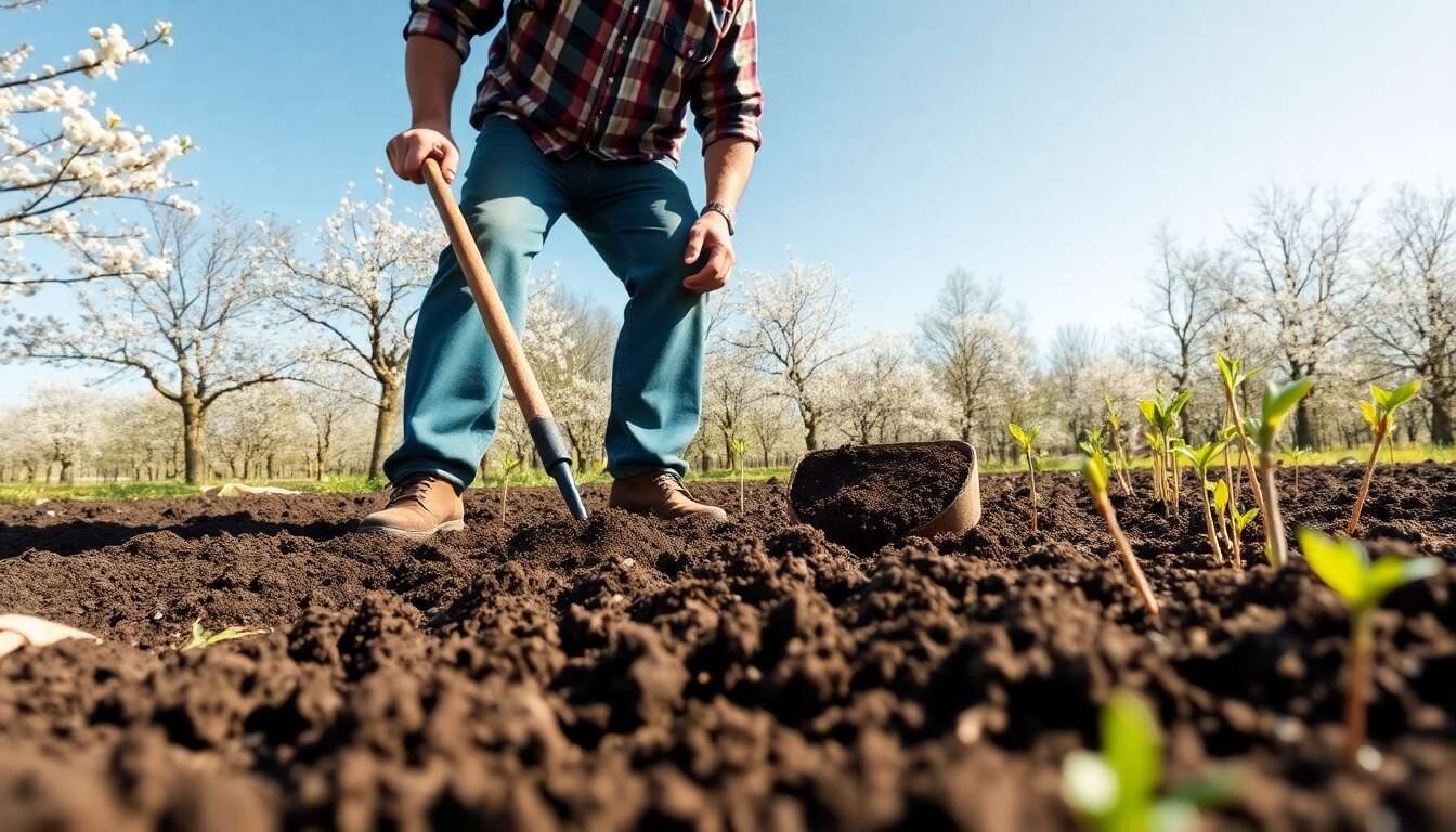 Préparer le sol avec soin