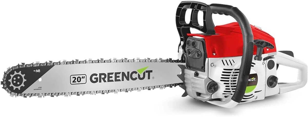 Test de la tronçonneuse Greencut GS610X : puissance et précision