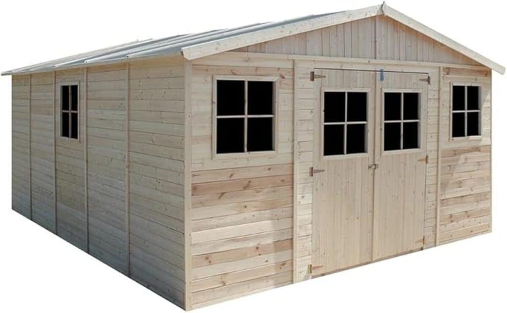 Test de l'abri de jardin TIMBELA M333 : espace de stockage pratique et esthétique