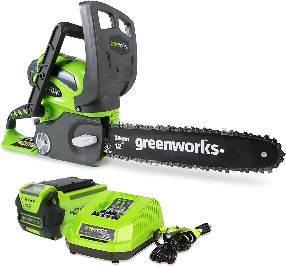 Test : tronçonneuse sans fil Greenworks 40V 20262