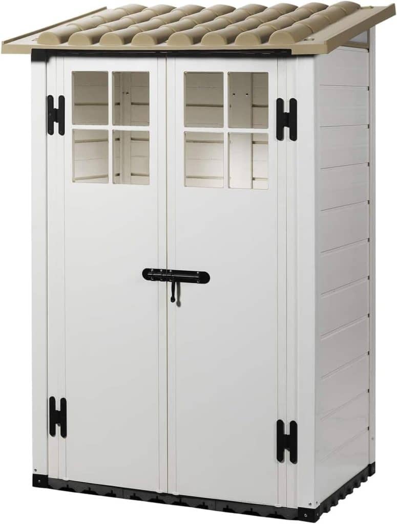 Test : abri de jardin en résine Gardiun Tuscany Evo 100