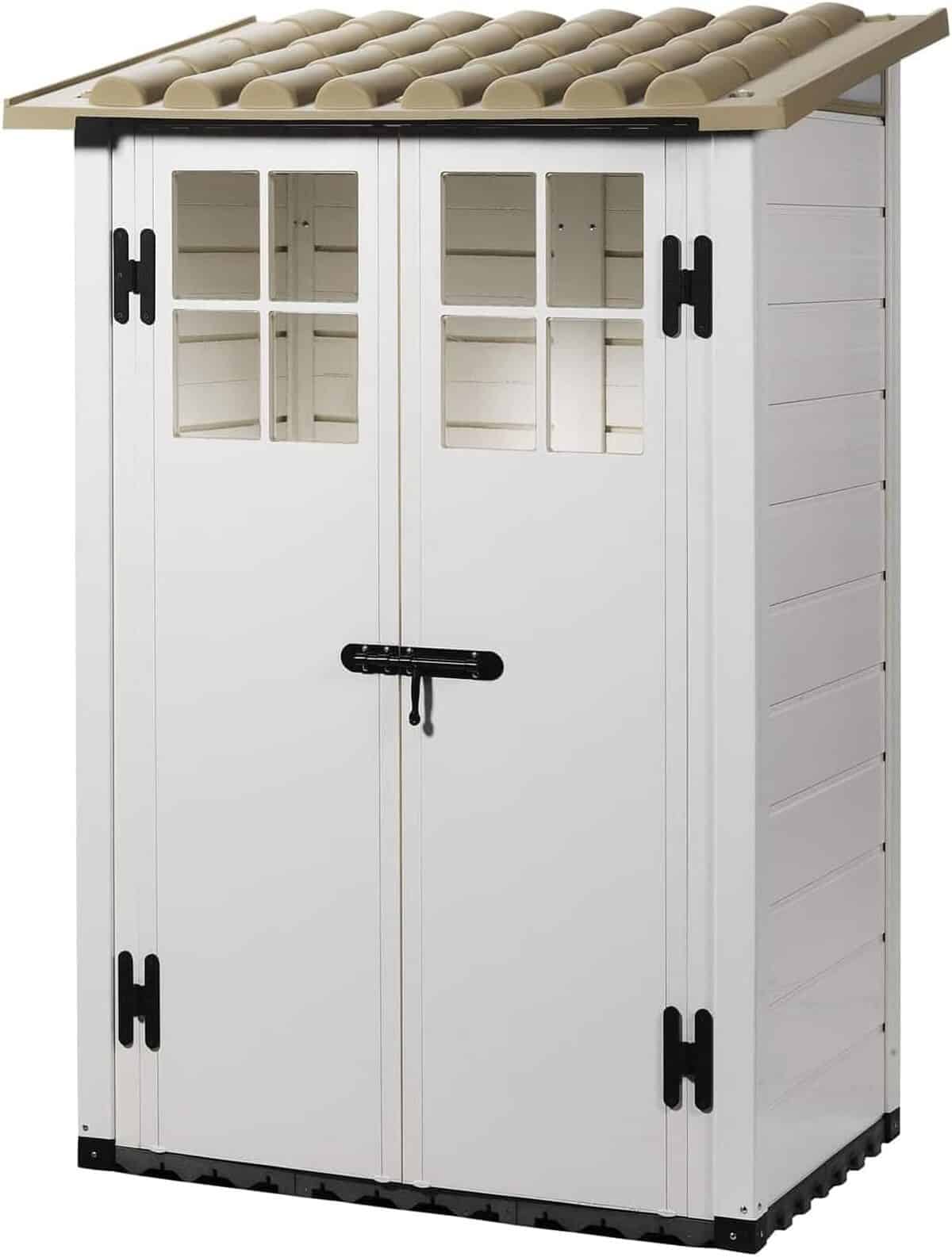 Test : abri de jardin en résine Gardiun Tuscany Evo 100