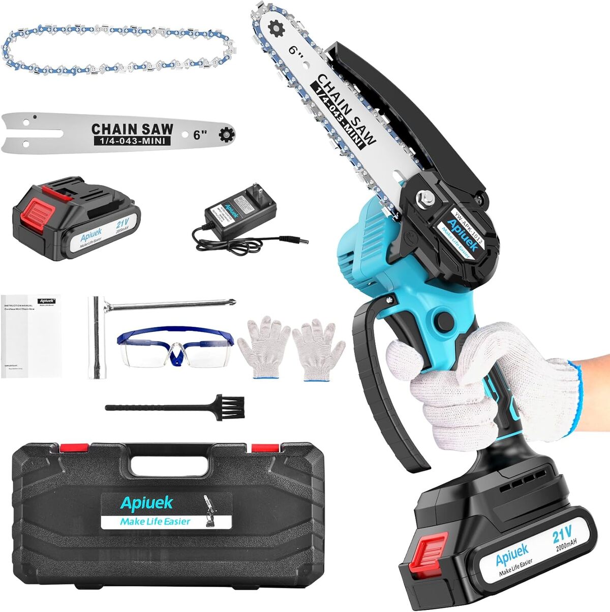 Test : gUIFIN mini scie à chaîne électrique 15, 2 cm, sans fil