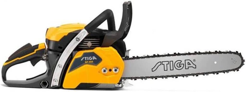 Test : stiga SP 466, tronçonneuse à essence performante