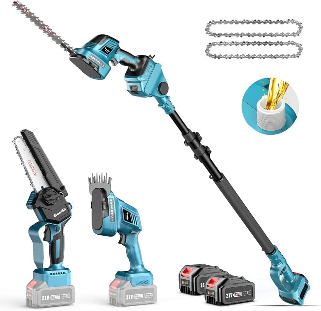 Test : tronçonneuse-taille-haie Seesii 6-en-1