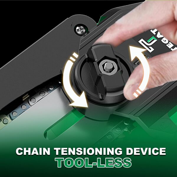 Scie à perche sans fil 2 en 1 de 10,2 cm, mini tronçonneuse électrique avec 2 batteries, scie à perche alimentée par batterie avec tige d'extension de 1,7 m, scies à perche multifonction pour