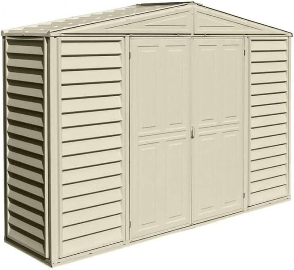 Test : abri de jardin Ezooza SidePro en PVC ivoire