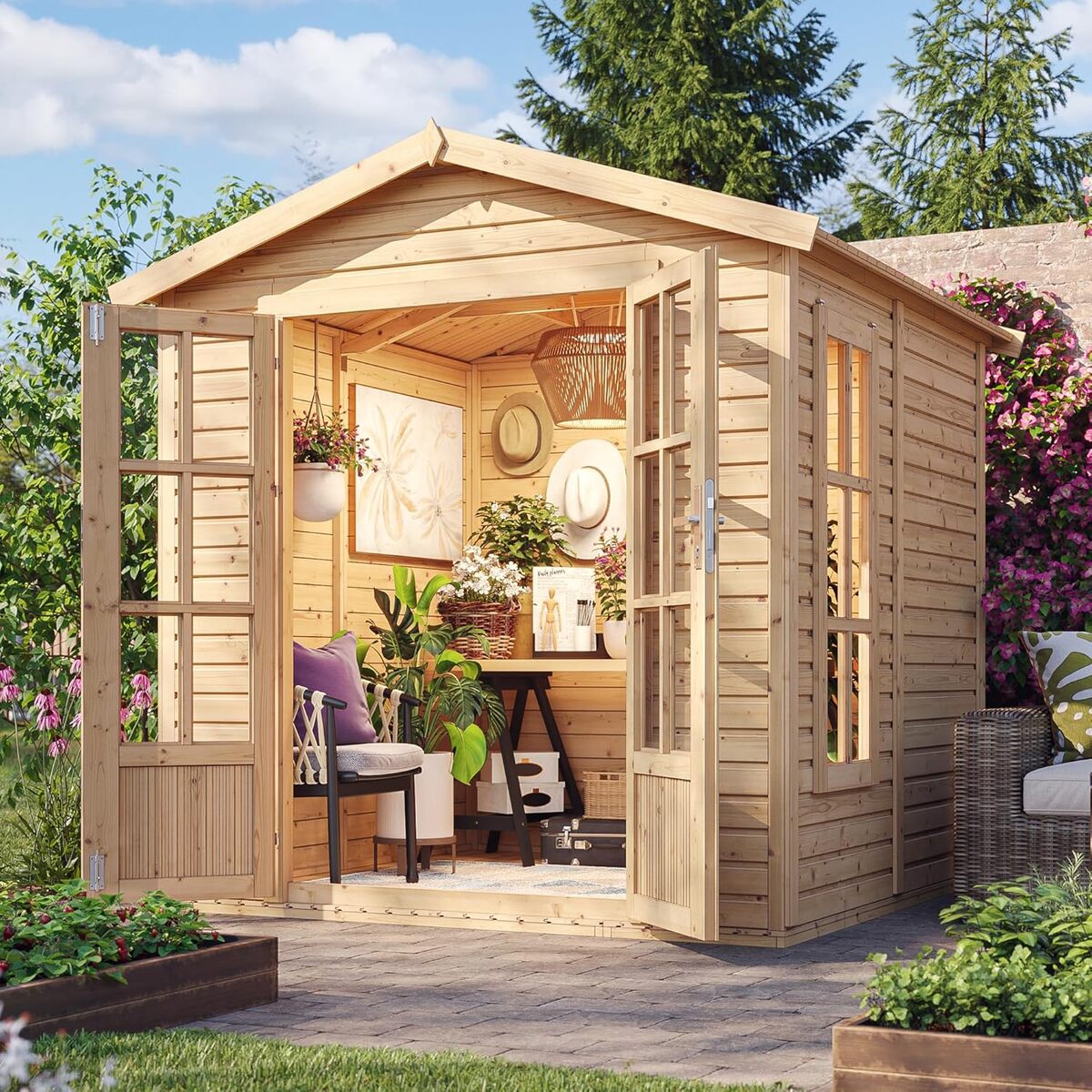 Test : cabane en bois polyvalente Timbela M351FB