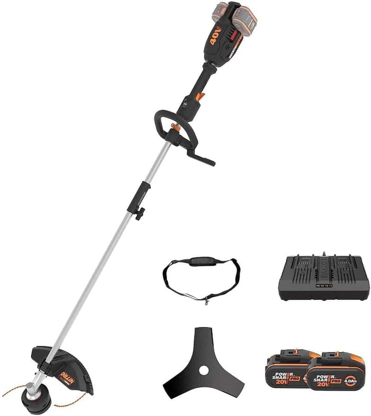 Test de la débroussailleuse sans fil 40V Worx Nitro WG186E : puissance et polyvalence