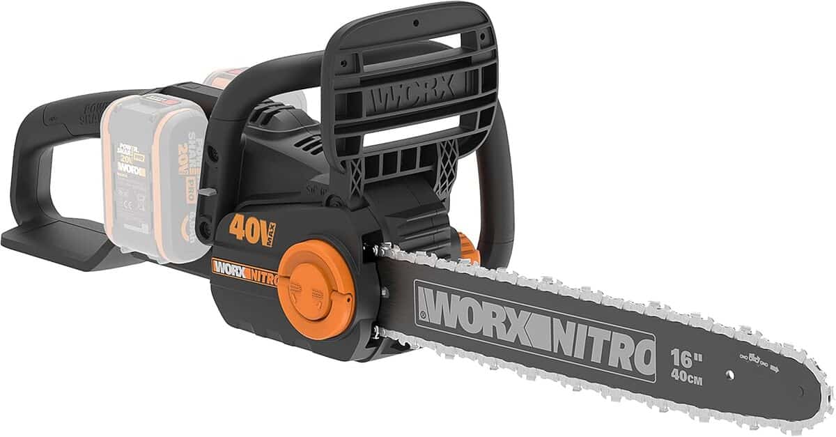 Test de la tronçonneuse WORX Nitro WG385E.9 : puissance et précision