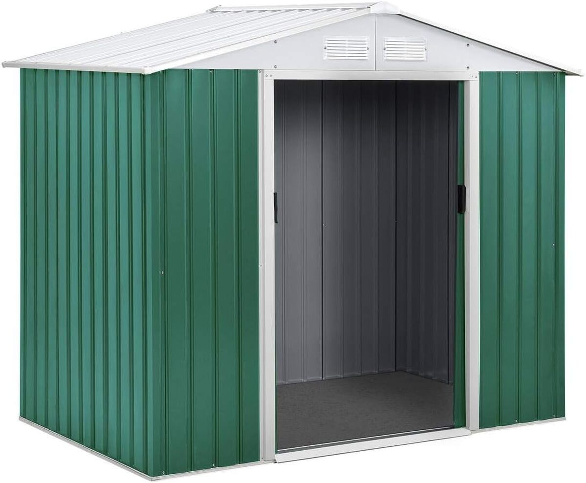 Test de l'abri de jardin métal Rosas 2, 71 m²