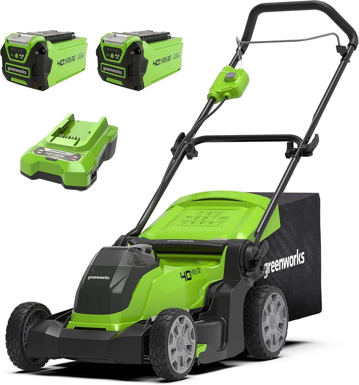 Test : greenworks G40LM41K2X, tondeuse sans fil pour 500m²