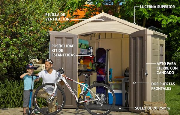 KETER Abri de jardin FACTOR 86 - 4,4m2