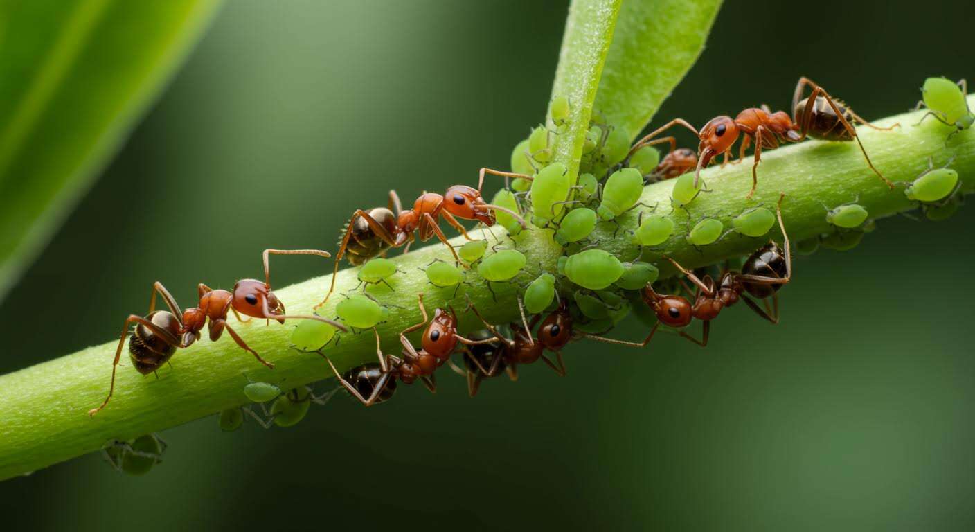 Pourquoi les fourmis "élèvent" des pucerons sur vos plantes (et comment briser cette alliance)