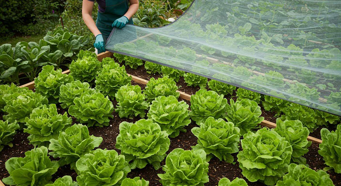 Vos salades montent en graine trop vite avec la chaleur ? L'astuce de l'ombrage qui change tout
