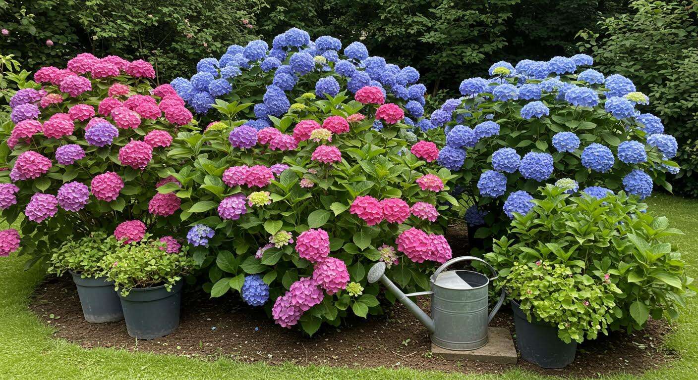 Découvrez comment le marc de café transforme la couleur et la croissance de vos hortensias