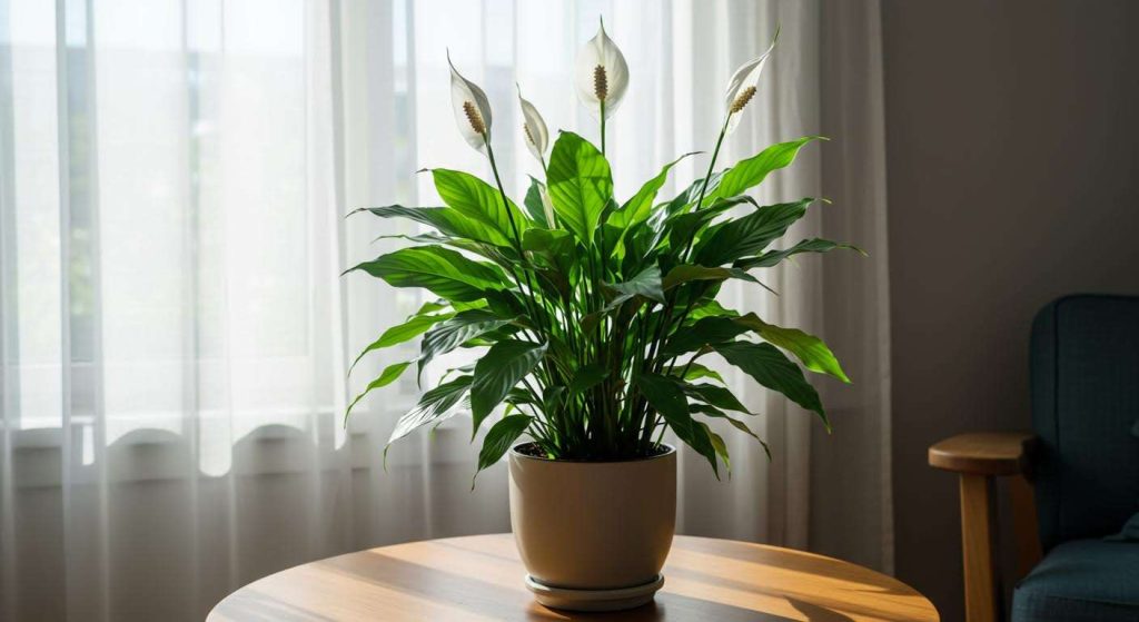 Comment prendre soin du spathiphyllum ou fleur de lune : la plante d’intérieur qui fleurit même à l’ombre