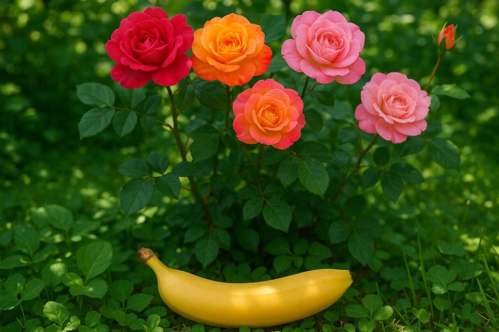 Ce fruit à déposer au pied de vos rosiers en juin pour une floraison éclatante tout l&rsquo;été