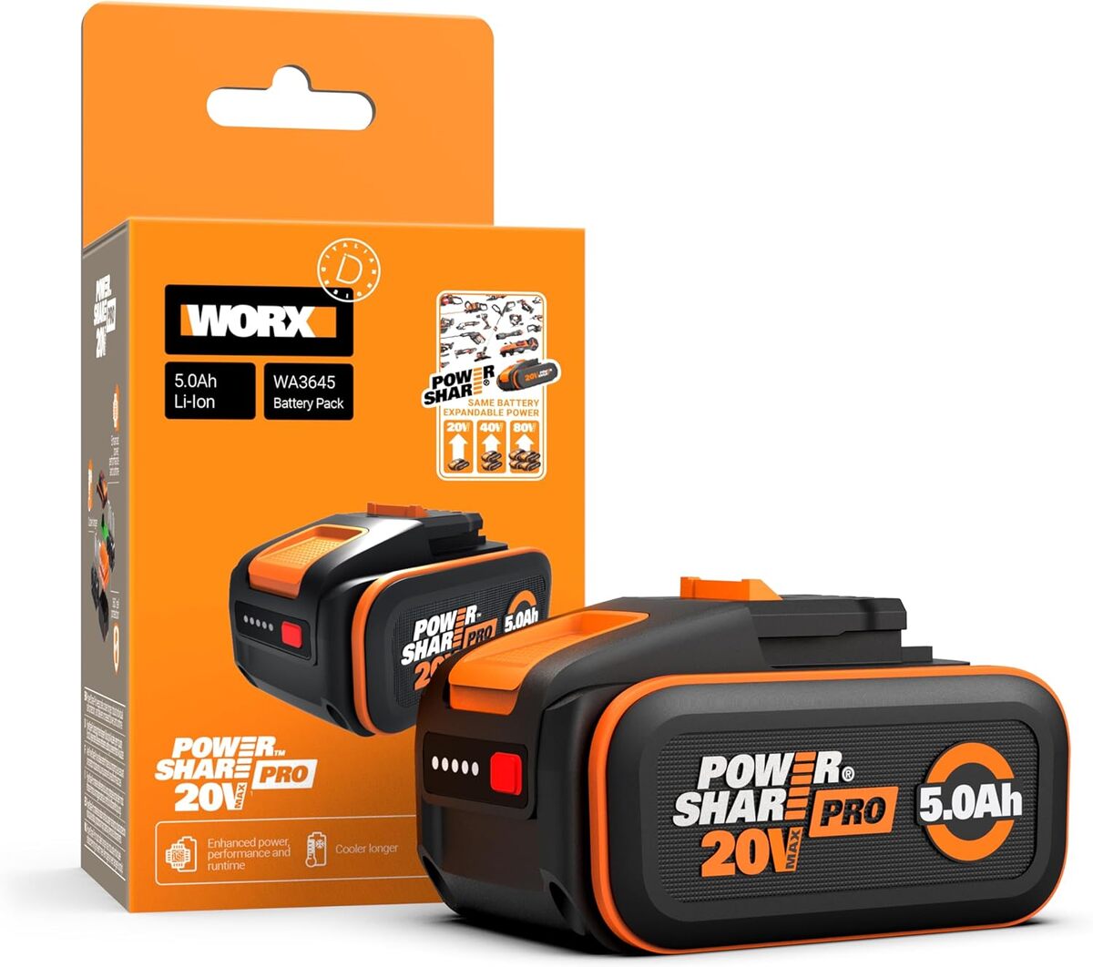 Test de la worx batterie Powershare Pro 20V 5Ah : performance et compatibilité