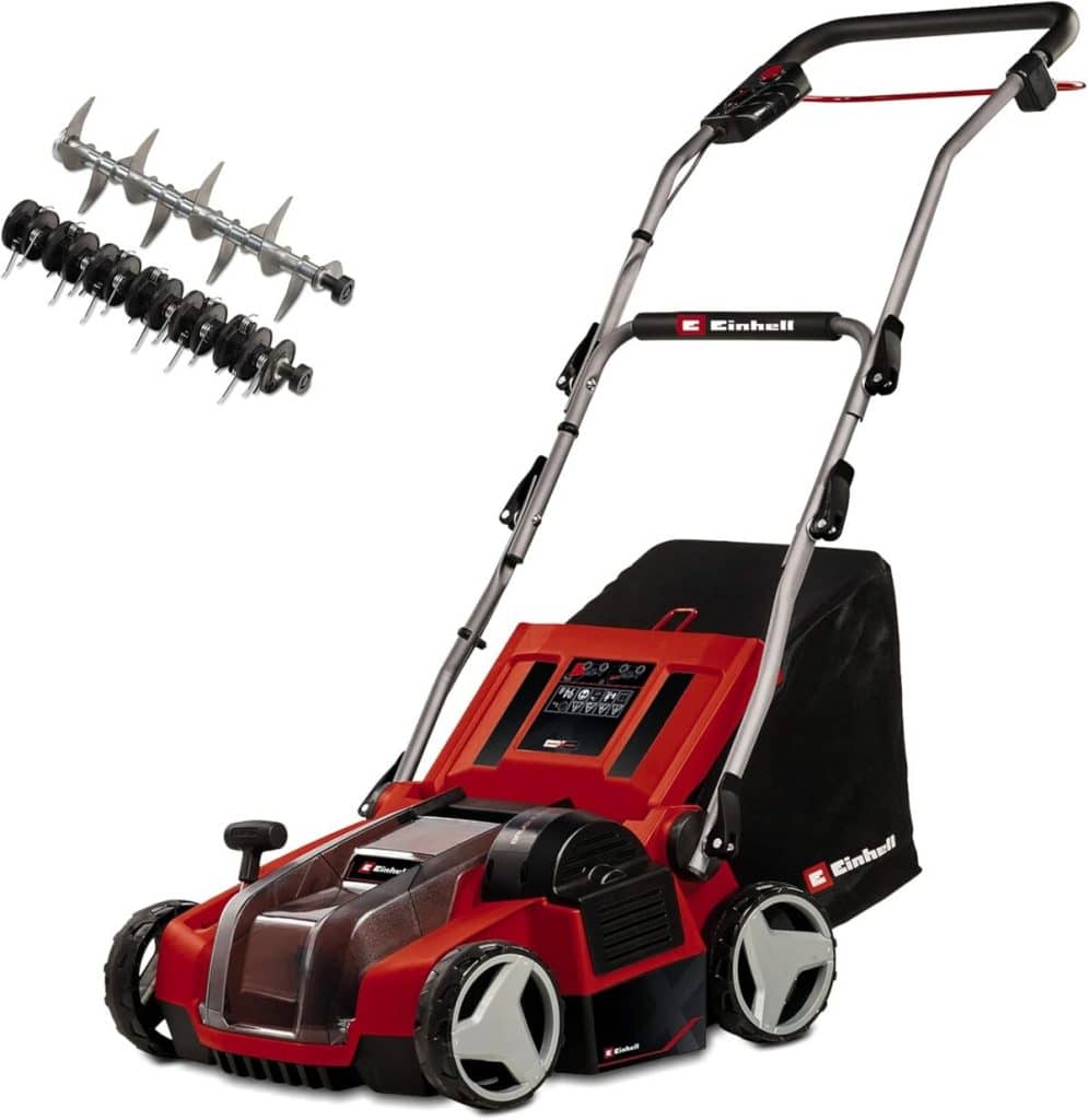 Test Einhell GE-SA 36/35 Li-Solo : scarificateur-aérateur puissant et sans fil