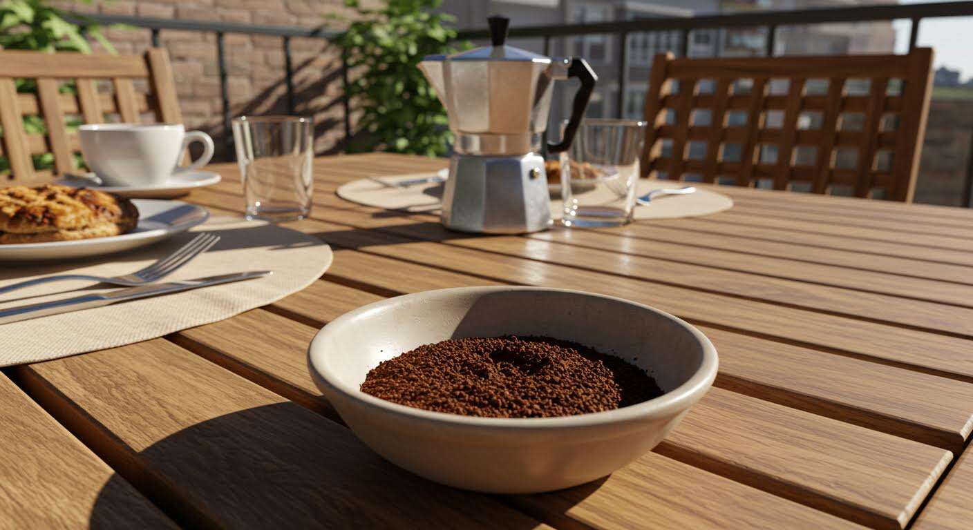 Adieu les guêpes pendant vos repas en terrasse : l'astuce du café moulu qui les fait fuir à tous les coups