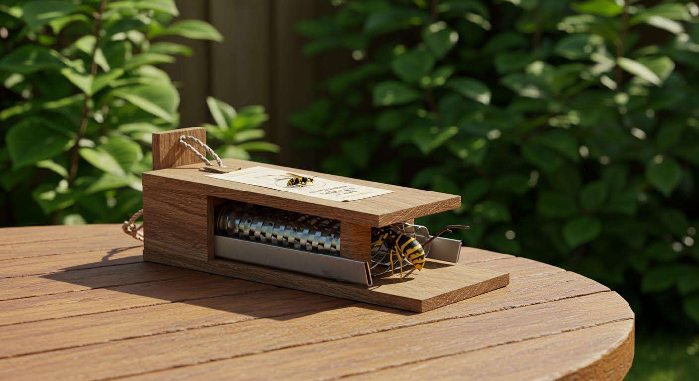 Adieu les guêpes à table : le piège maison, simple et radical, qui vous laissera enfin manger en paix