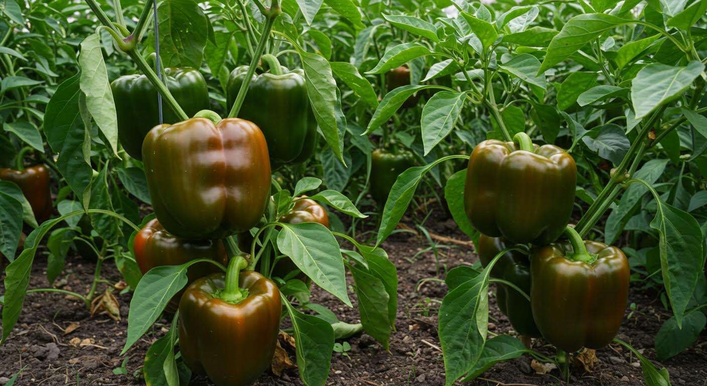 Le secret pour des poivrons plus gros et plus croquants, même avec un été très chaud