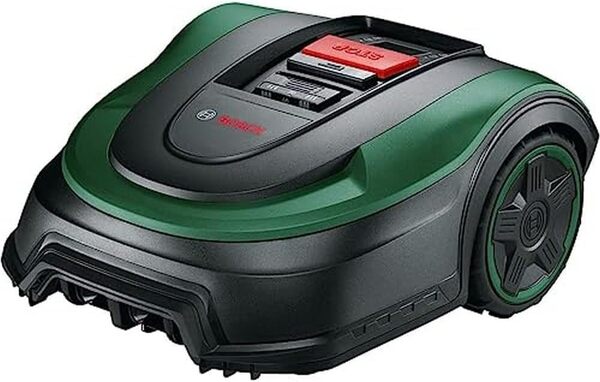 Tondeuse Robot Bosch-Indego S+ 500 (avec Batterie 18 V et Fonction Application & Lot de 3 Lames de Tondeuse à Gazon (pour Tondeuse Robot Indego, 3 Lames, sous Carton)