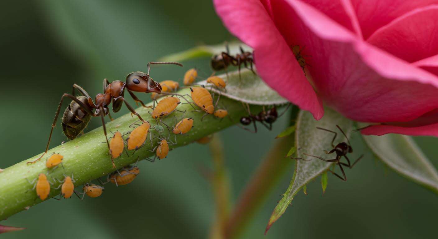 Les fourmis élèvent des pucerons sur vos rosiers : la méthode radicale pour détruire la colonie