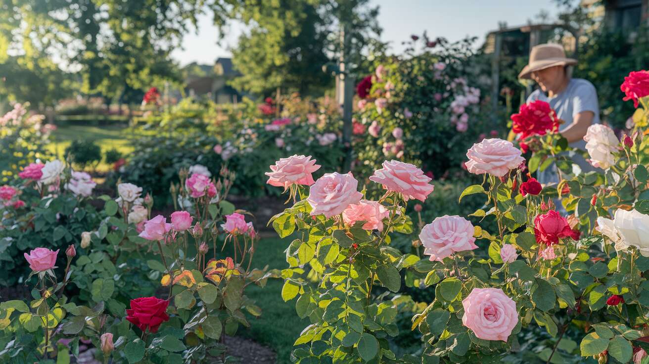 La seule taille à faire sur vos rosiers en août pour une floraison spectaculaire jusqu’à la Toussaint