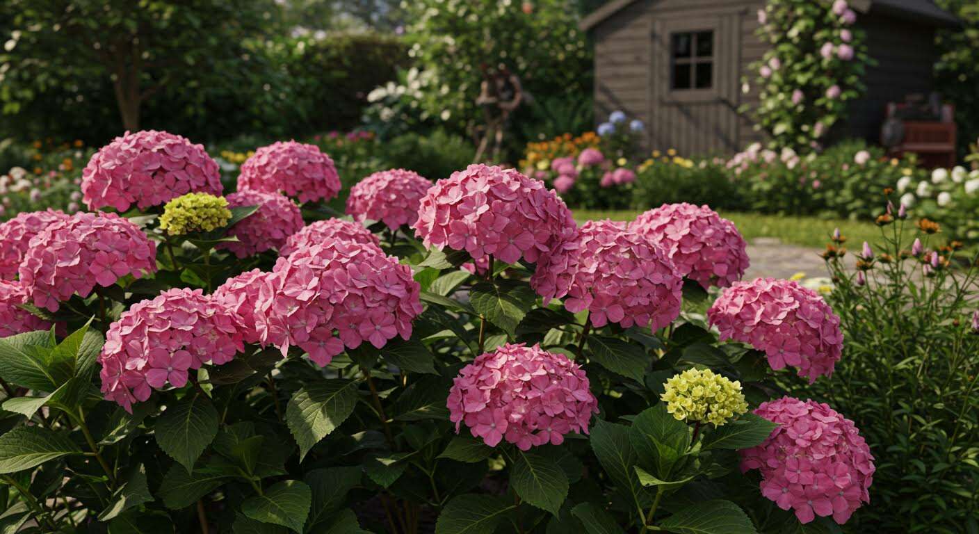 Comment faire bleuir un hortensia rose : le produit naturel que vous avez déjà