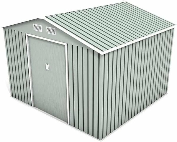 Gardiun Abri de Jardin en Métal Devon 7,06 m² 277x255x202 cm Vert 0.25 mm Acier Galvanisé