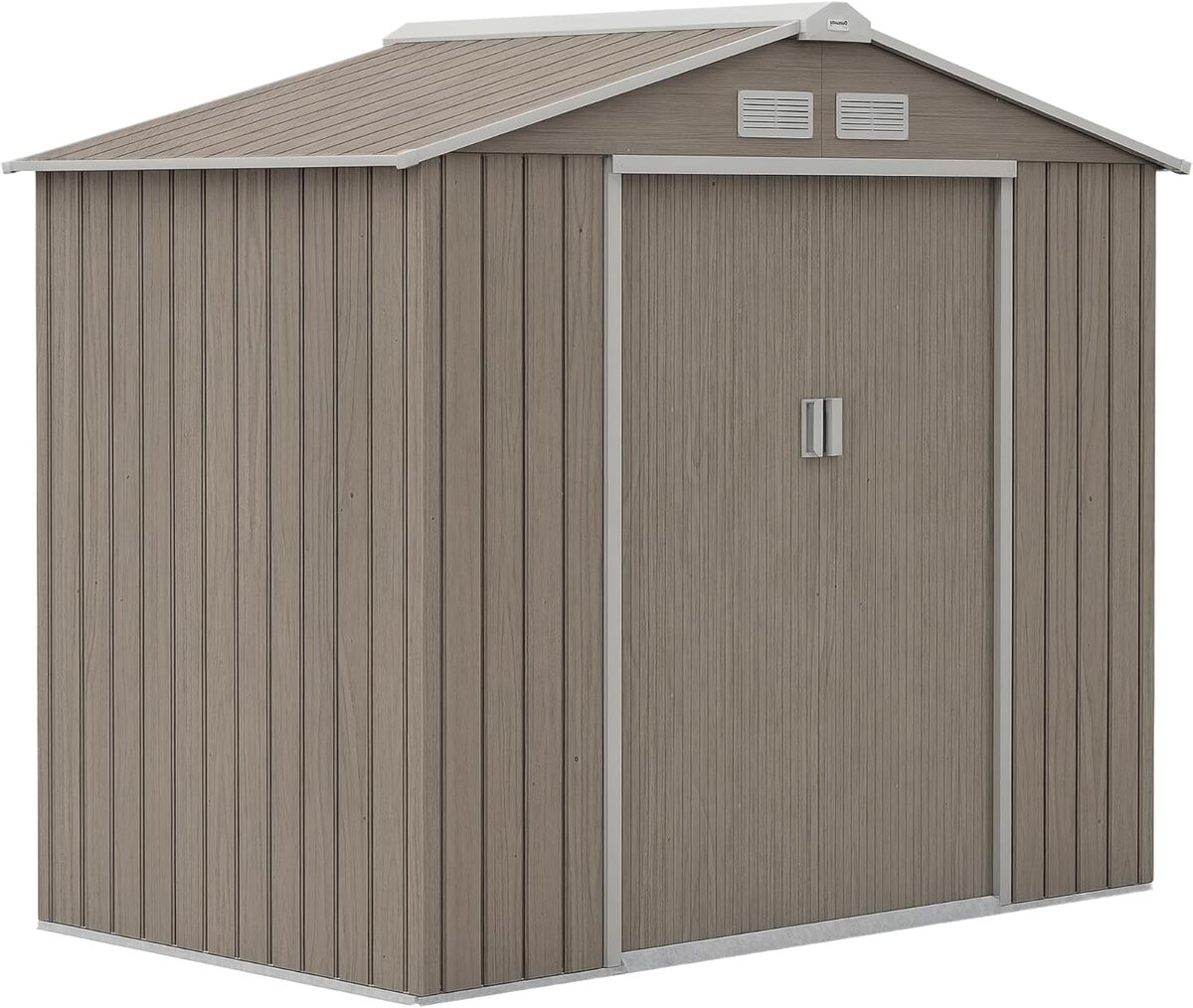 Test : abri de jardin Outsunny en acier avec portes coulissantes
