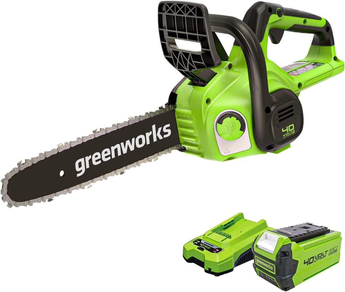 Test : greenworks G40CS30IIK2, tronçonneuse à batterie performante et légère