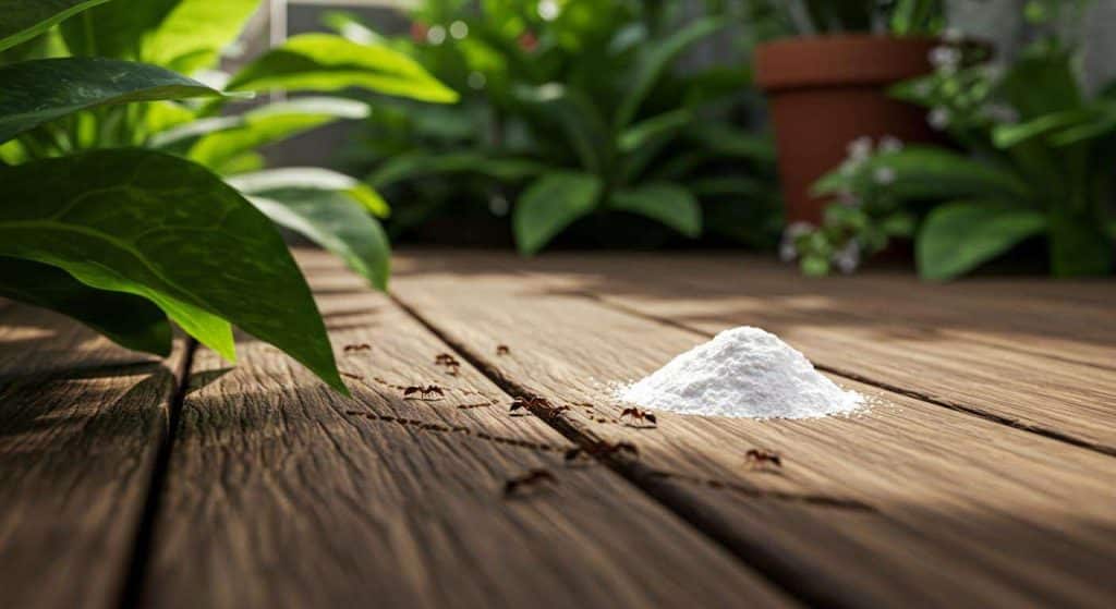 Les fourmis envahissent votre terrasse ? La poudre de cuisine qui les stoppe net