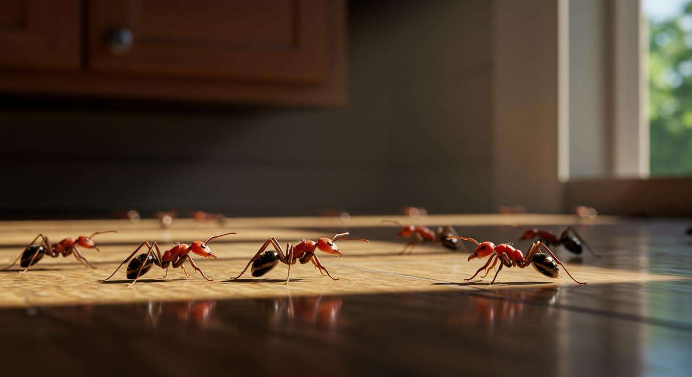 Le secret pour se débarrasser des fourmis qui rentrent dans la maison à la recherche de fraîcheur.