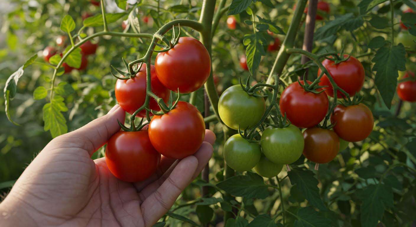 Le secret des maraîchers pour faire mûrir les dernières tomates vertes avant la fin de l'été.