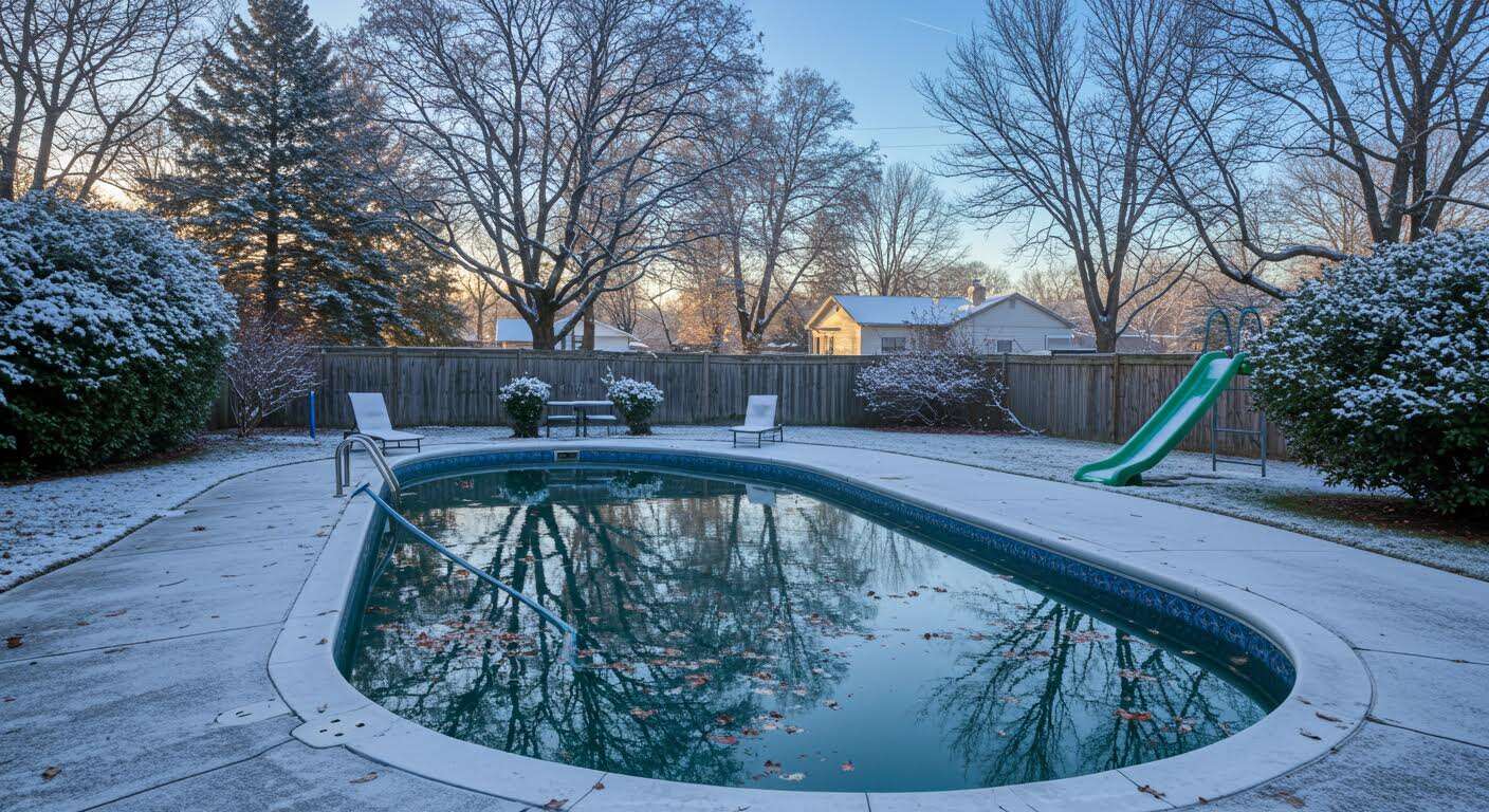 Voici pourquoi il ne faut jamais arrêter complètement la filtration de sa piscine, même en hiver.